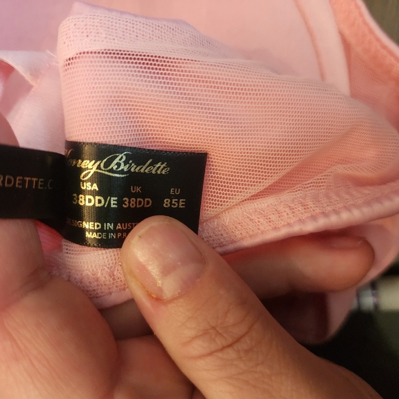 Honey Birdette Shibari pink bra - Picture 3 of 5